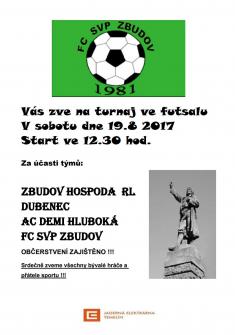 FC SVP Zbudov - turnaj ve futsalu